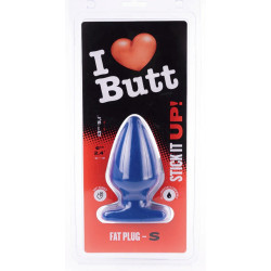 I Love Butt Plug Fat S I Love Butt 11 x 6 cm Bleu